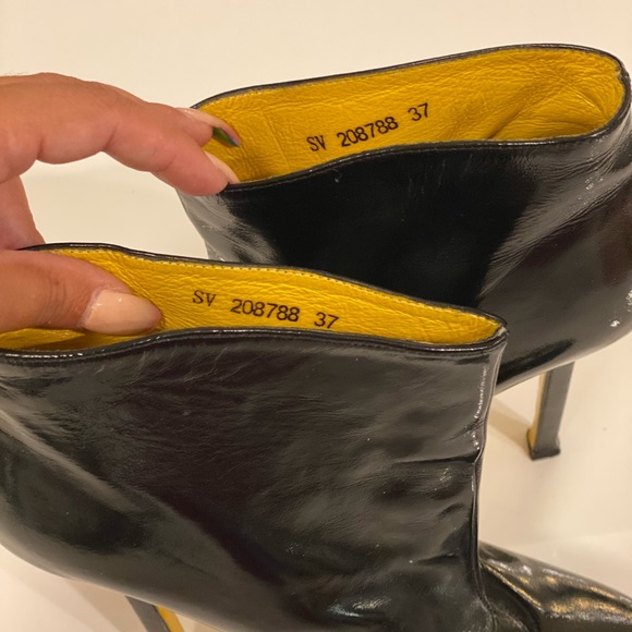 YSL Yellow Bottom Boots - Picture 5 of 6